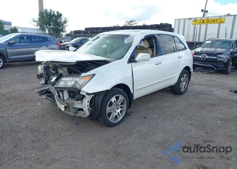 2009 Acura Mdx Technology Package из США, поврежденный, VIN 2HNYD28429H518656